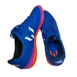 NEW Adidas Messi 16.3 Indoor Soccer Running football Shoes Sneakers size 12 Blue